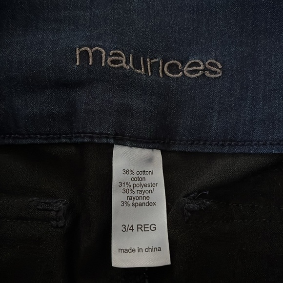 Maurice’s sz 3/4 reg stretchy flare jean. New w/o tags. Smoke/Pet free home - Picture 3 of 3